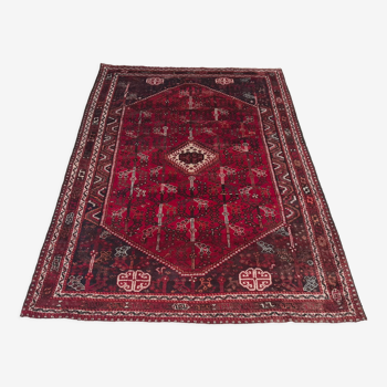Handmade Persian QashQai rug 284x214cm