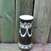 Art Nouveau vase in slip De Bruyn Fives Lille