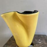 Elchinger corolla vase Yellow and black