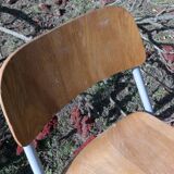Vintage folding industrial workshop chair