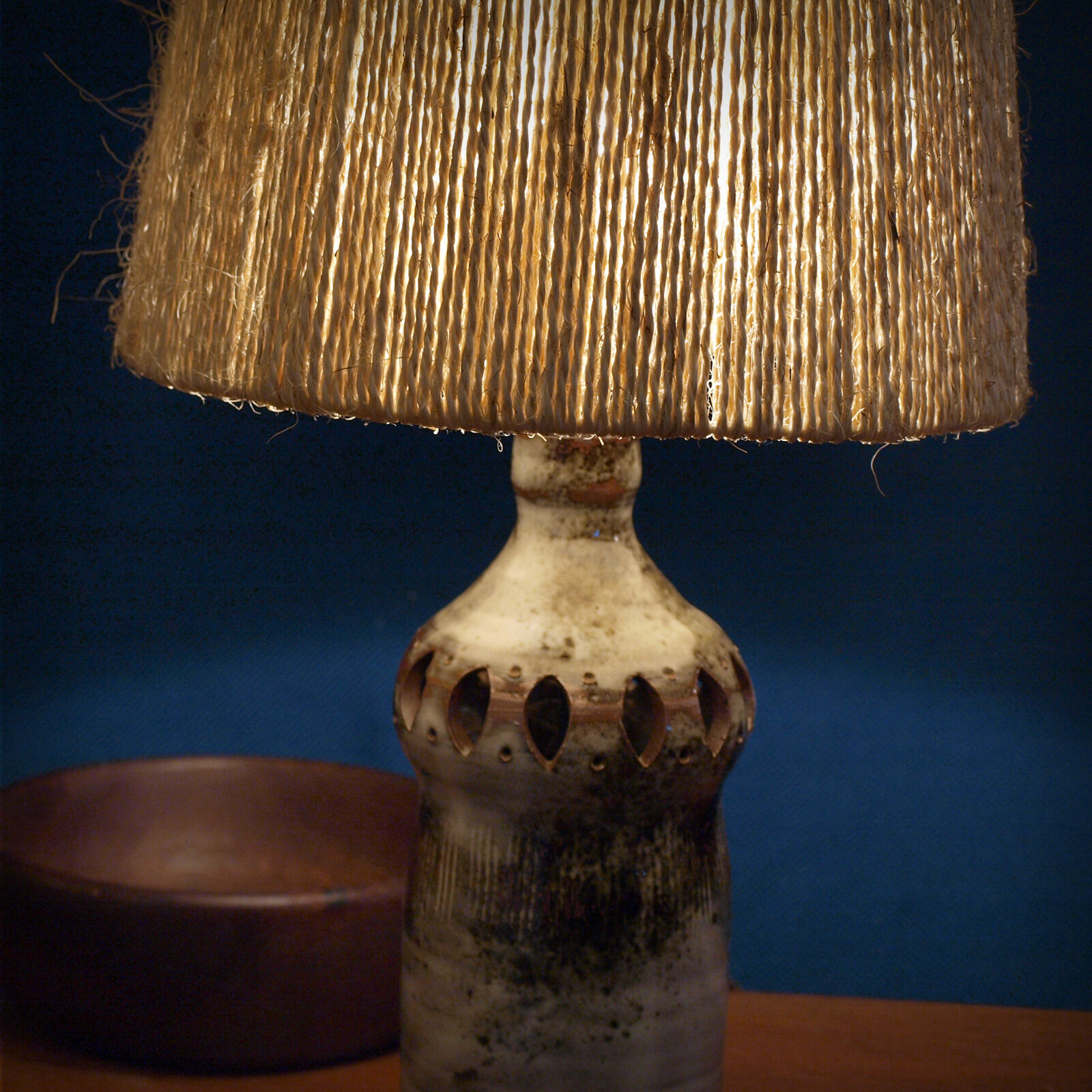 Ceramic lamp foot by Chantal and Thierry Robert