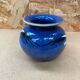 Old ball vase prod art ceramic blue decor storks alsace vintage