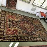 Persian Tabriz rug (one million knots per m2) 1940, wool on cotton weft, 371x250cm