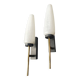 Pair of Lunel wall sconces from the 1950s.