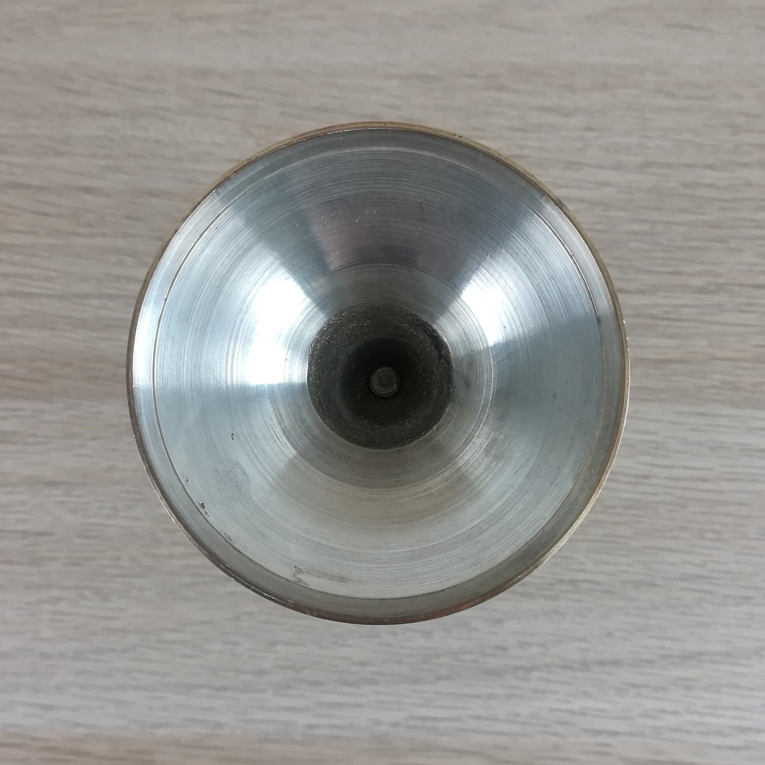 Brass candle holder H13cm