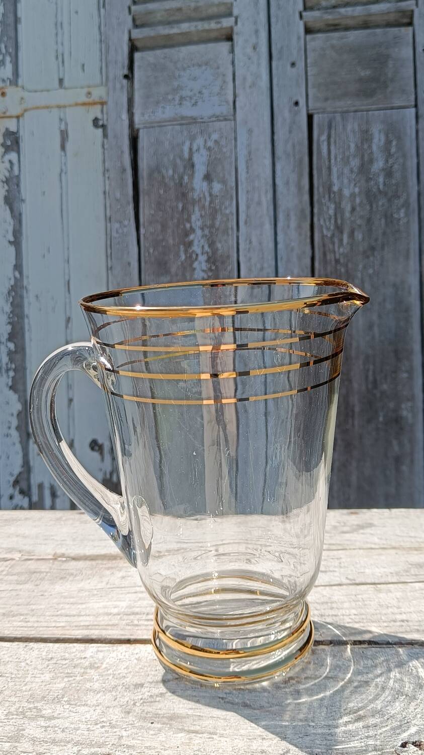 Carafe Art Déco en verre