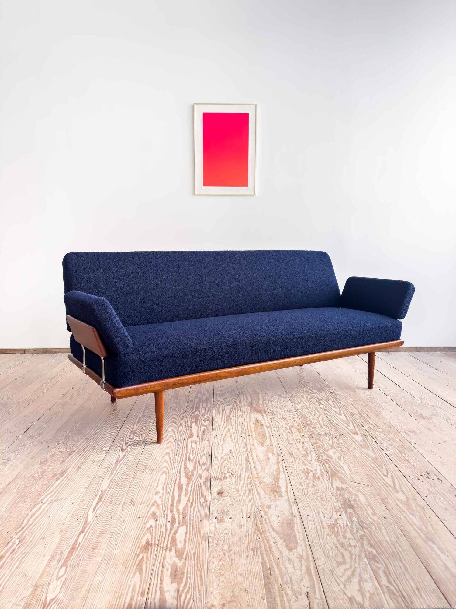 Daybed ou canapé danois Mid-Century, série Minerva, par Peter Hvidt, 1950s