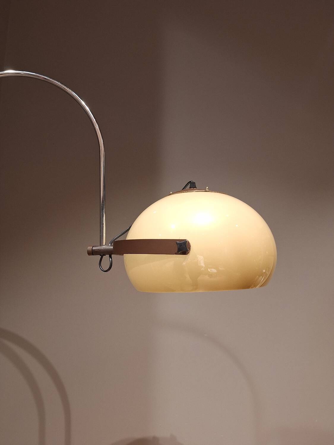 Vintage mushroom wall light