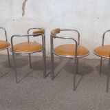 Vintage orange chairs