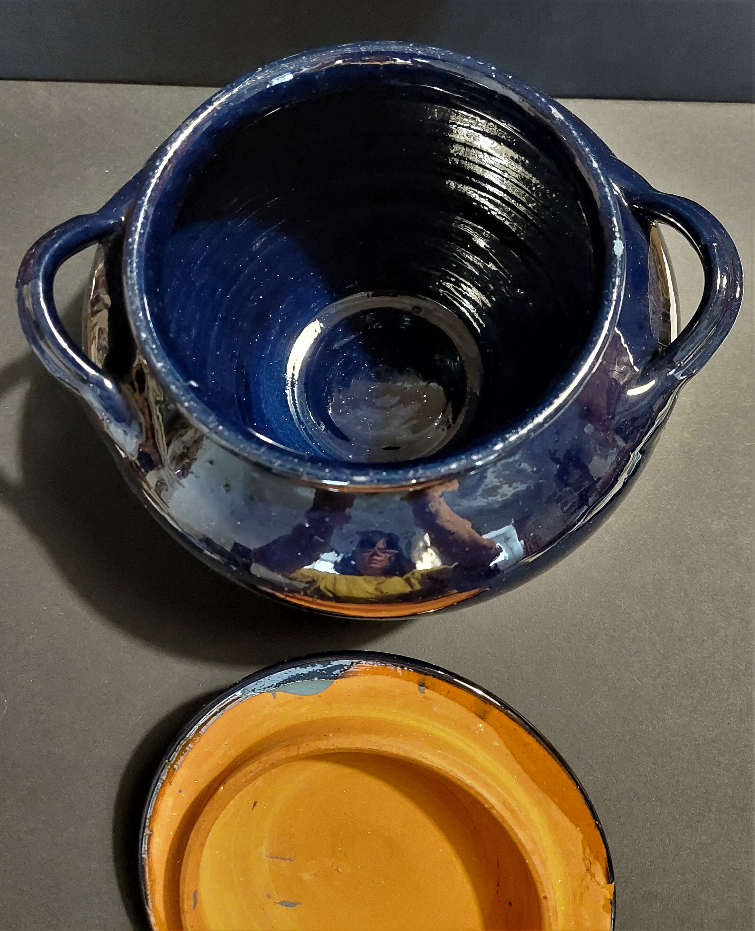 Soupière terre cuite vernissée Alsace