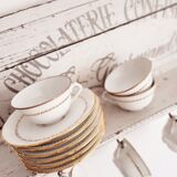 cups and saucers porcelain Vierzon