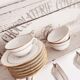 cups and saucers porcelain Vierzon