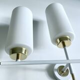 Pair of vintage architectural wall lights, 1960s