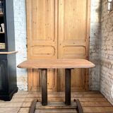 Old 50s oak bistro table