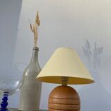 Wooden ball lamp 80s