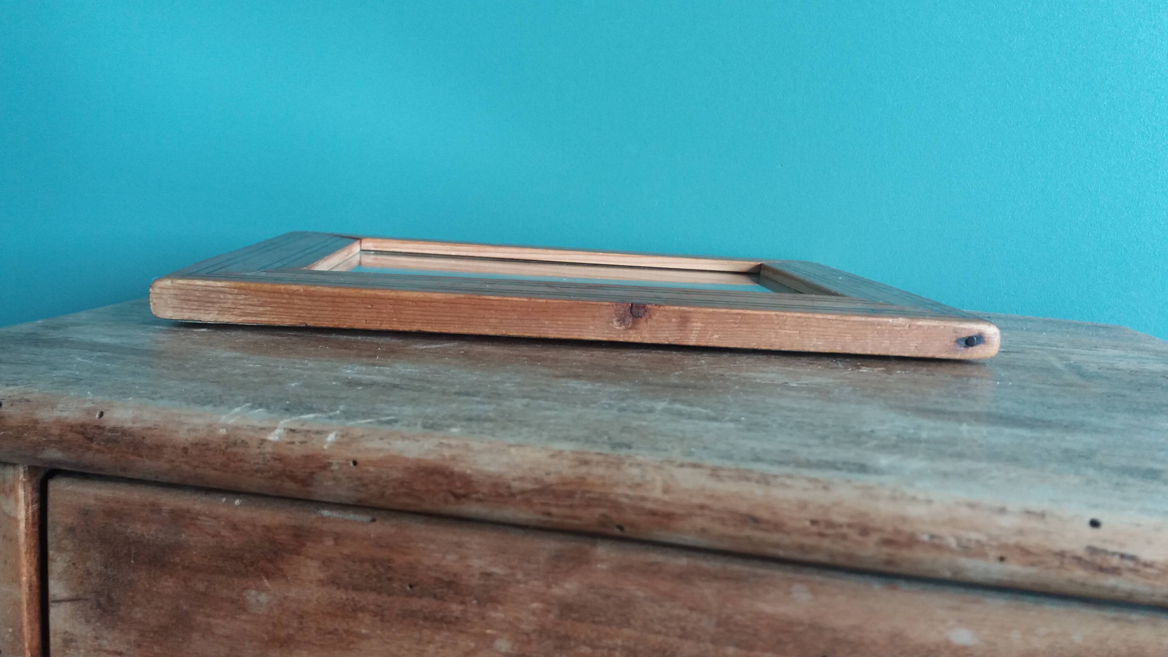 Wooden frame mirror 24 x 17.7