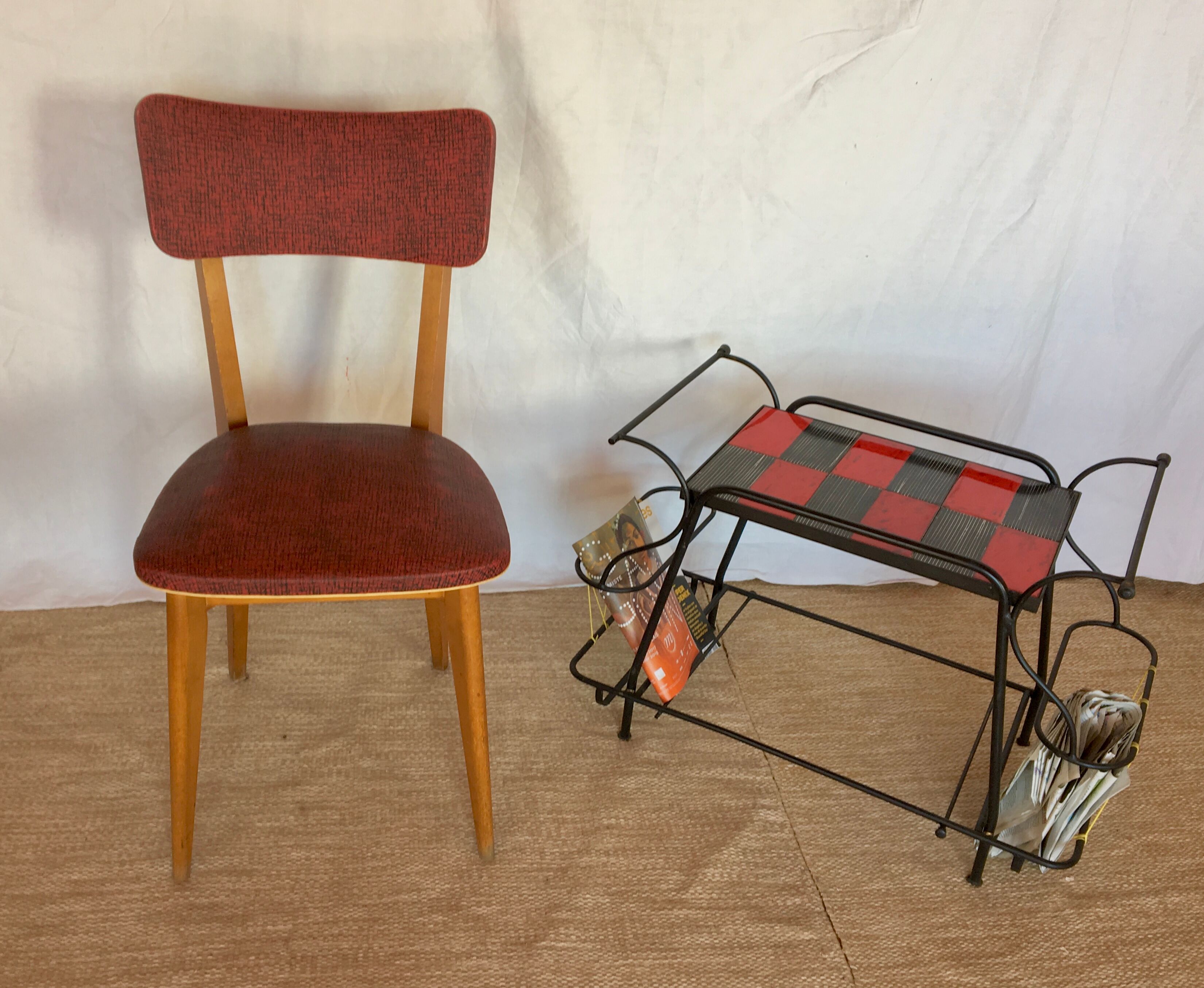 Pair of vintage Bistro chairs