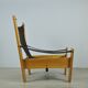 Vintage safari easy chair by john de haard / 1960s  gebroeders jonkers