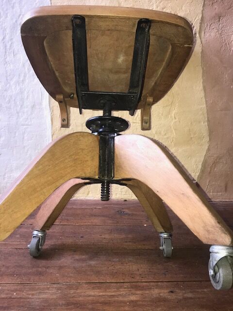 Vintage swivel office chair Stella 1940