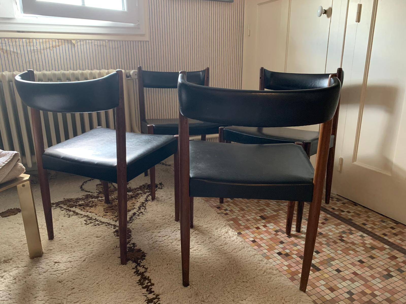4 Danish design chairs from the 1960s