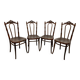 Bentwood dining chairs by Thonet Austria