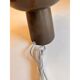 Lampe de table contemporaine en verre de Murano beige laiteux
