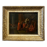 Antiek Religieus Schilderij
