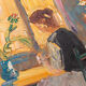 Jeune Femme au soleil du matin, Huile sur toile, 44 x 54 cm