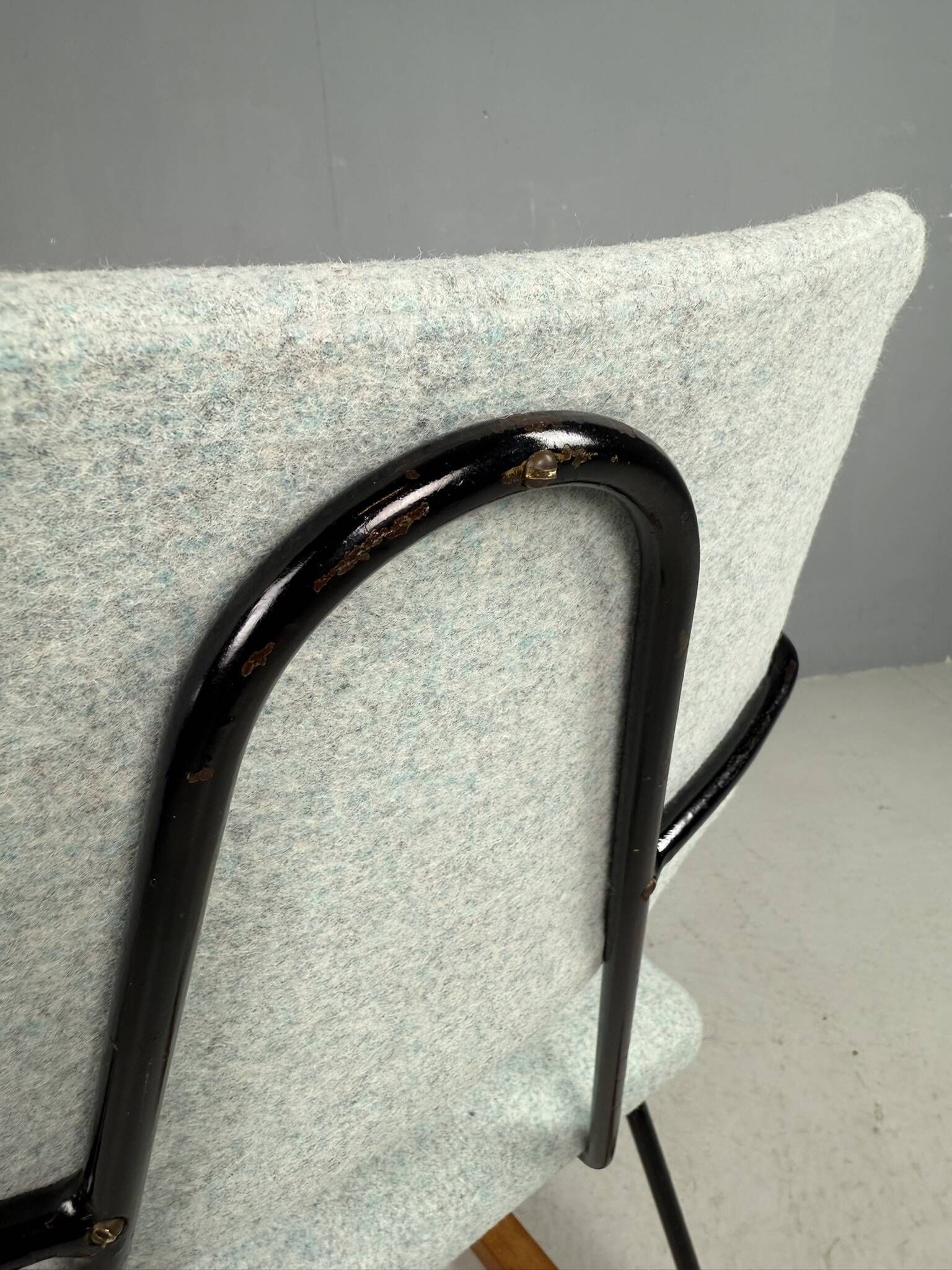 Rare Kembo rocking chair by WH Gispen, 1950s Netherlands