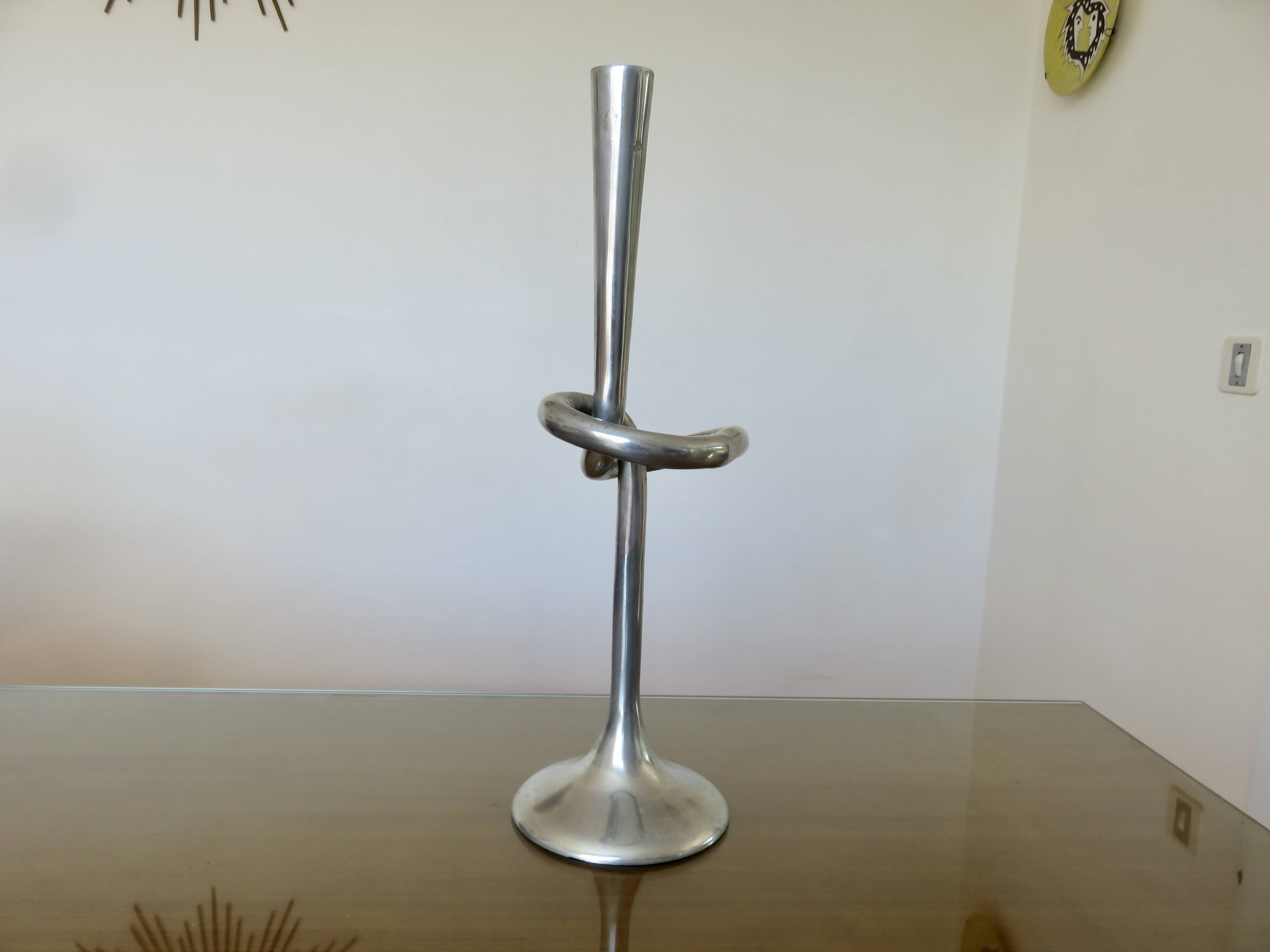 XXL candle holder by "Kare Design", cast aluminum, 1980s