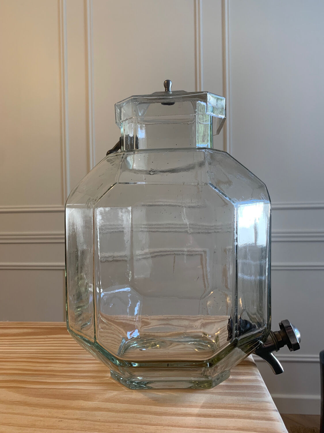 Vintage glass jar 7L