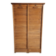Antique filing cabinet with curtains – 1920s/30s – Beech