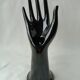 Black ring sizer hand