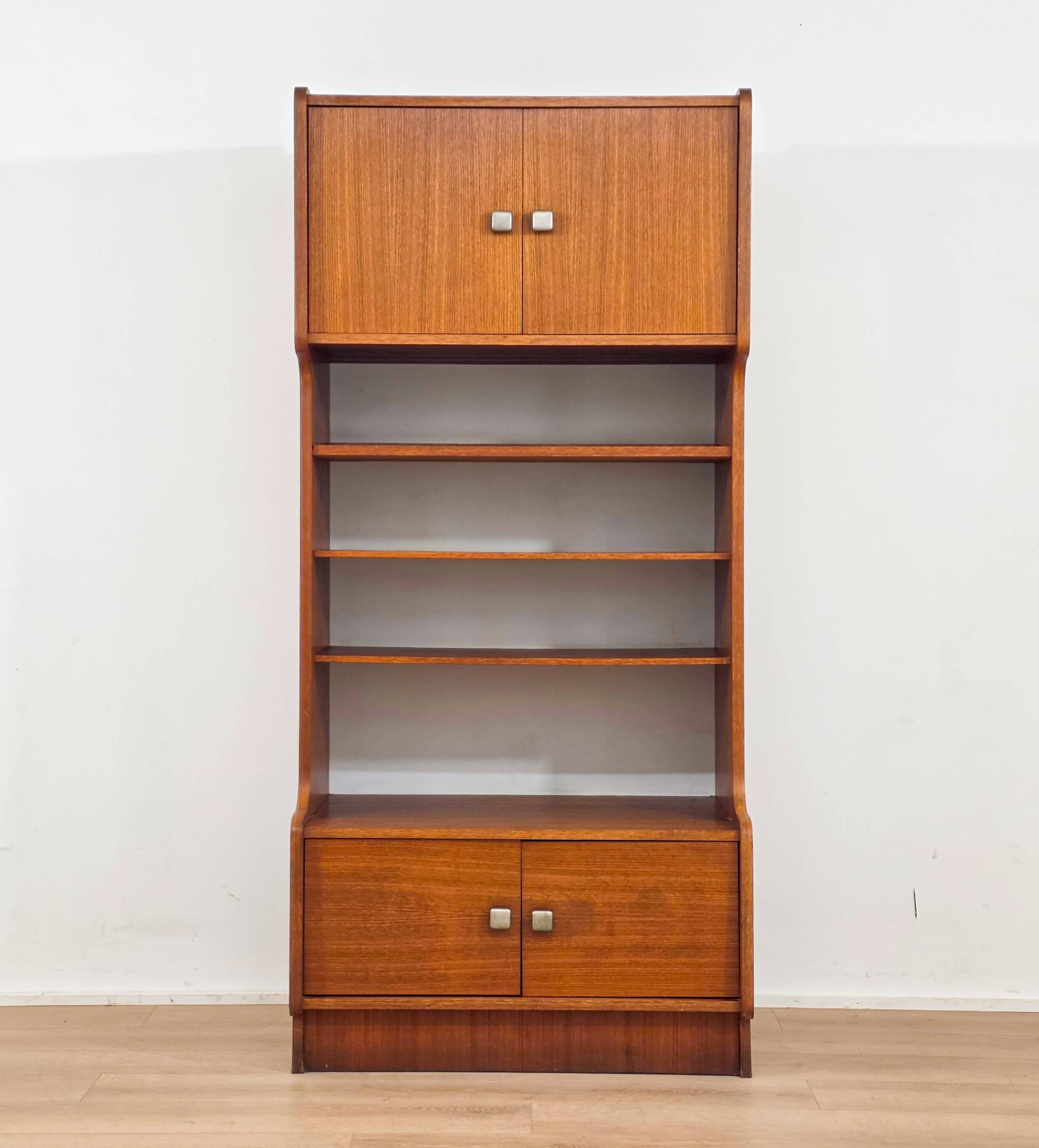 Scandinavian teak library from the 1970s