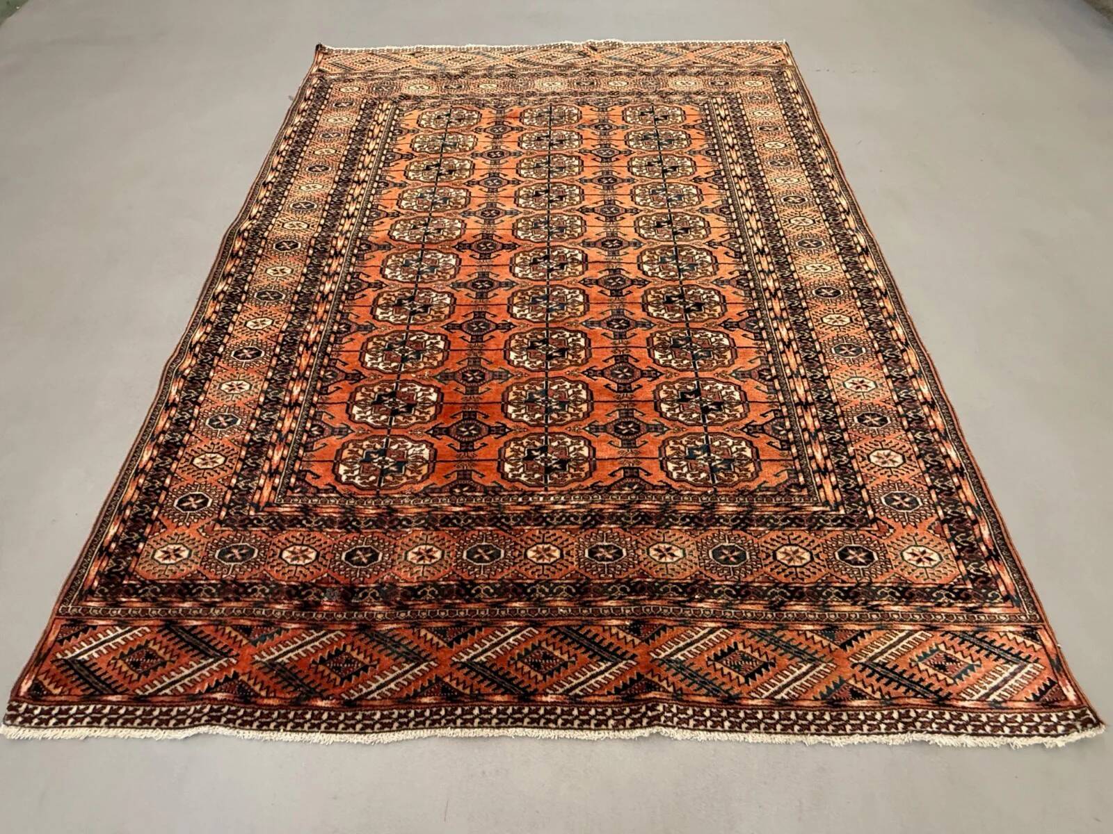 Afghan Turkoman rug 204x161 cm, large 2523