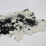 Black & white cowhide rug