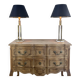 Lampes (la paire) italienne Hollywood regency 1970