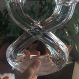 Double Crystal Valve Candle Holder