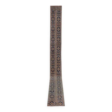 Tapis de couloir turc vintage