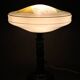 1940s Restored Glass Table Lamp with Glass Shade