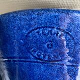 Grand plat bleu d' anduze
