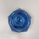 1960s blue ashtray or vide poche by Flavio Poli
