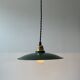 Old green enamel pendant 24.5 cm