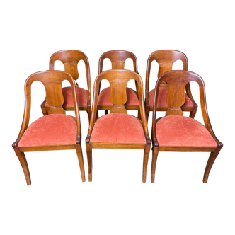 6 Empire style gondola chairs