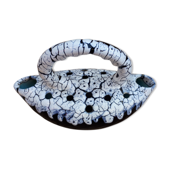 Flower vase style Fat Lava Vallauris