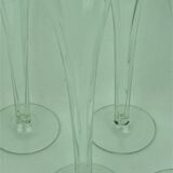 Vintage crystal flutes