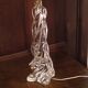Lamp foot in twisted Sèvres crystal 1960