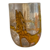 Set of 6 Murano glass glasses, handmade.