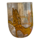 Lot de 6 verres en verre de Murano, faits à la main.