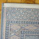 Wool carpet 60 x 120 blue with stars